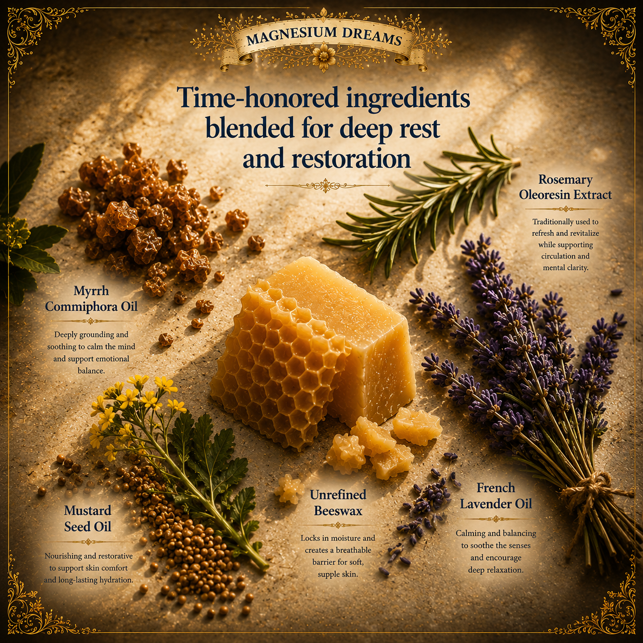 Magnesium Dreams — time-honored ingredients for deep rest